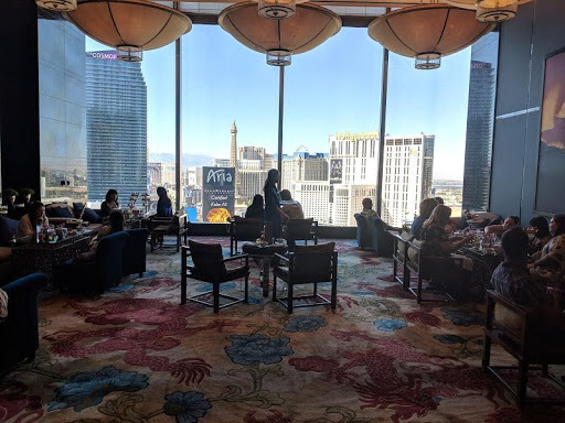 View of the dining room at the Waldorf Astoria, Las Vegas, NV- photo by T.B.