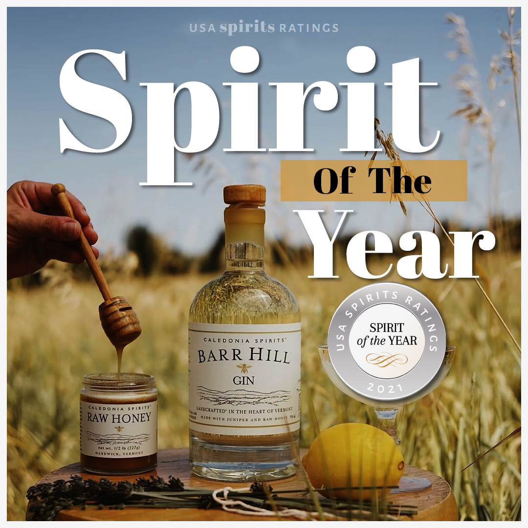 Barr Hill Gin was awarded “best spirit of the year” with 98 points