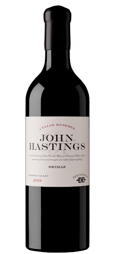 2018 JOHN HASTINGS CELLAR RESERVE SHIRAZ from Fox Gordon, Australia scored the best wine by quality award