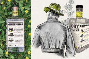 Photo for: Green Hat Gin Citrus Floral Wins Best Package Of The Year