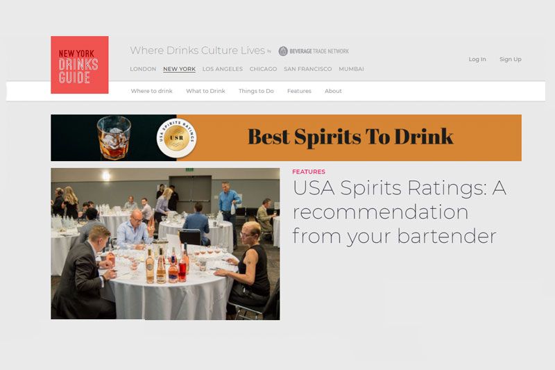 Photo for: USA Spirits Ratings: Promoted To End-consumers Globally